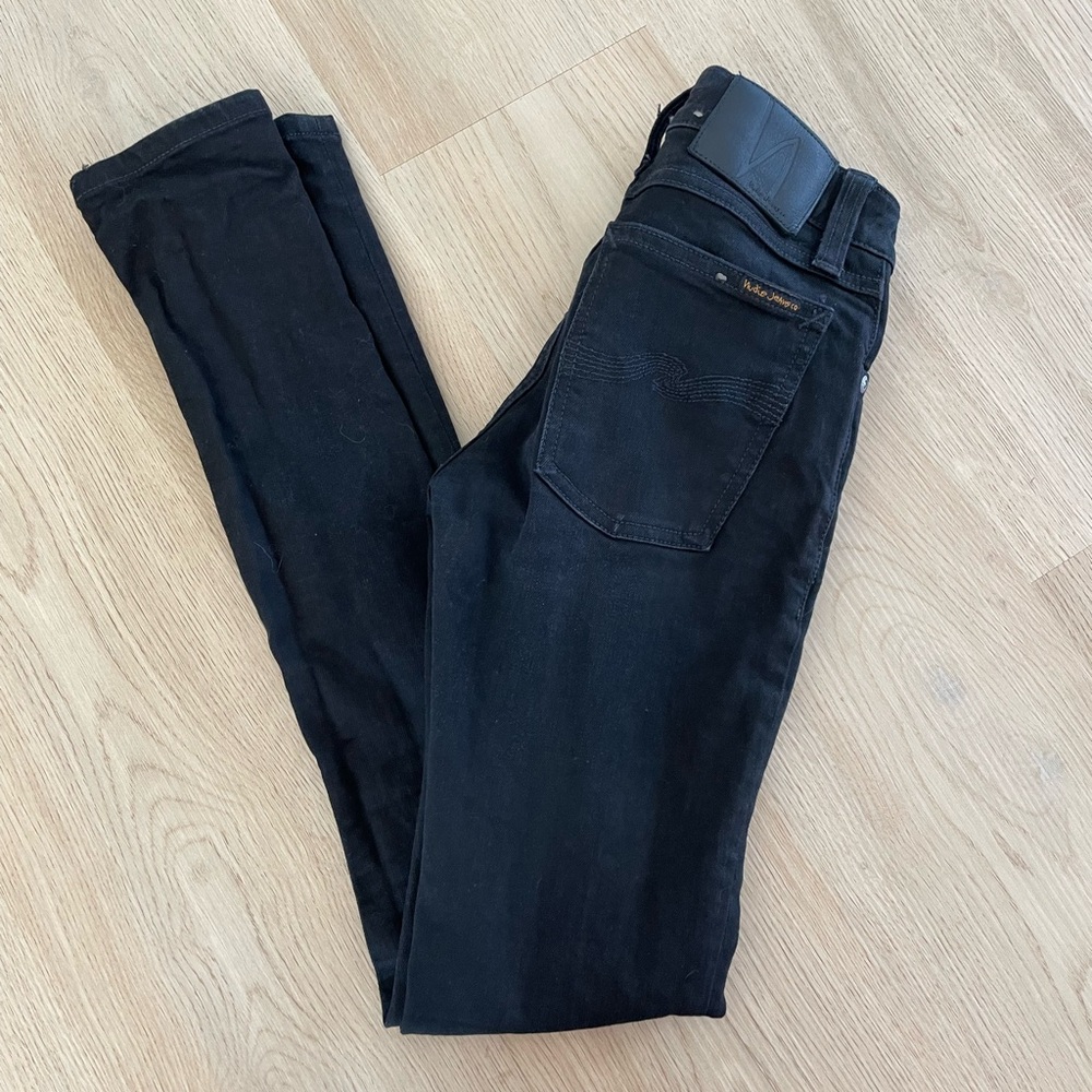 Nudie Jeans Black Skinny